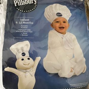Baby Halloween Costume: Pillsbury Doughboy
